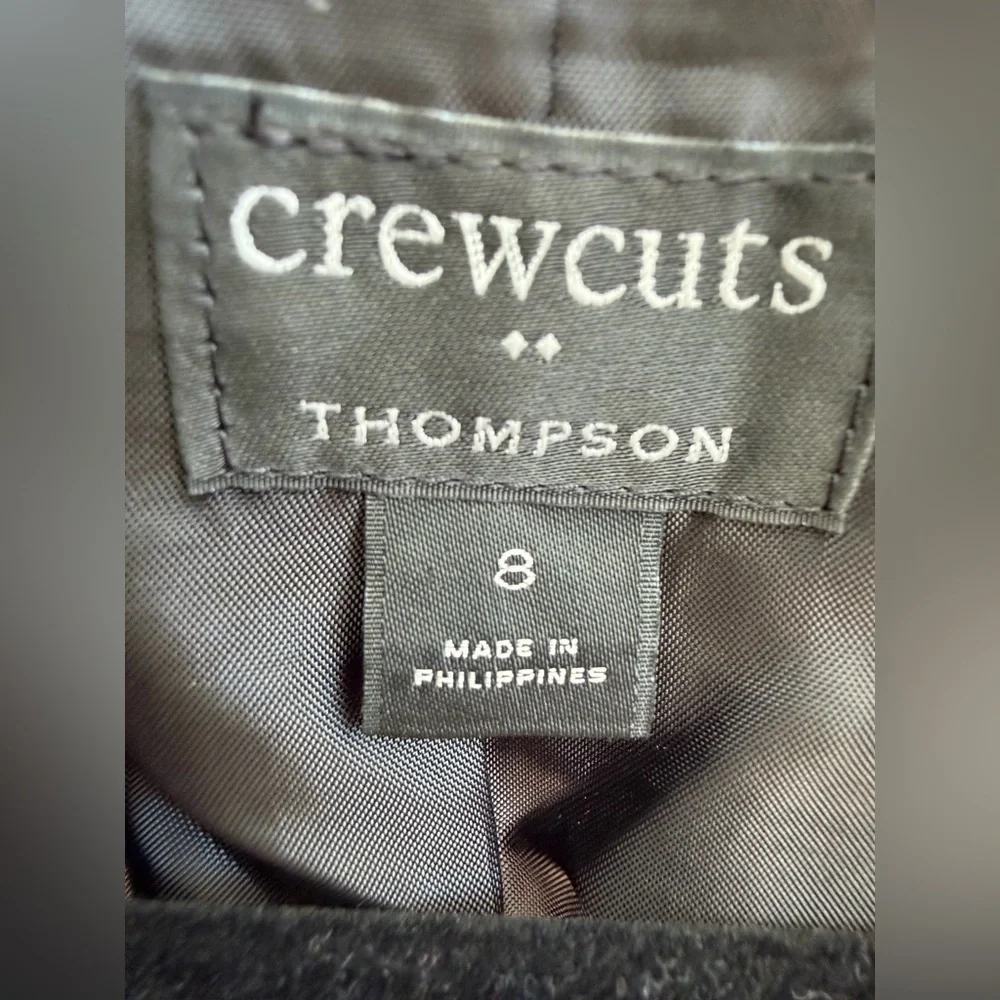 J. Crew | Crewcuts | Thompson Black Velvet Jacket Blazer | 8